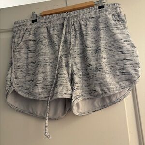 Gray athletic shorts